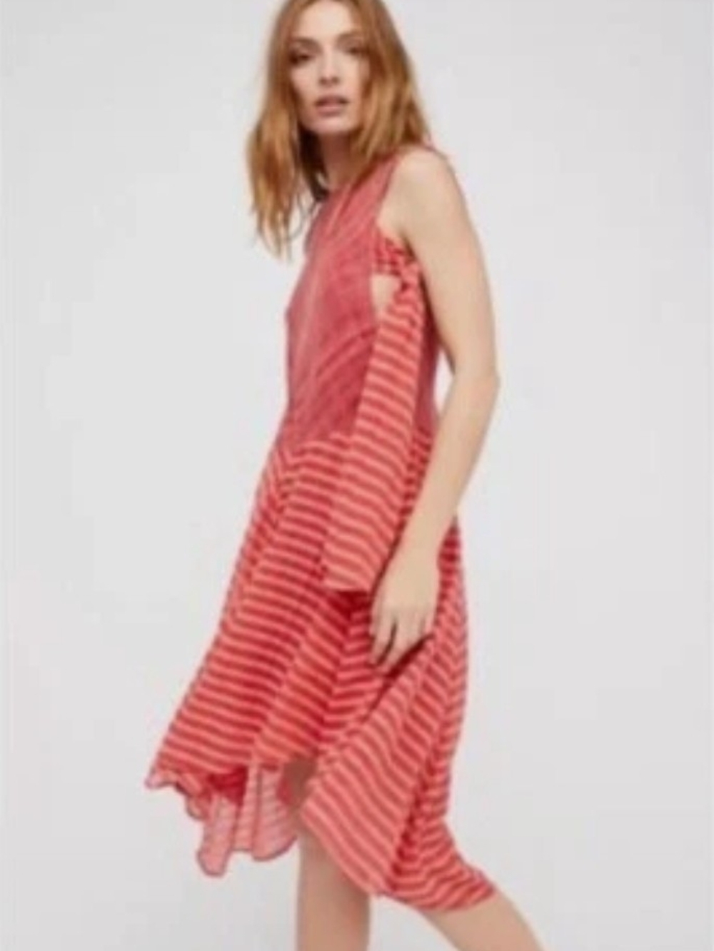Free People Love It Side Tie Midi Dress